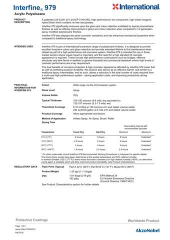 International Paint / AkzoNobel Interfine 979 – Drawing (d0d9368fc40a_S1-4 S. 1)