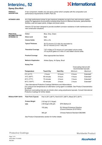International / AkzoNobel Interzinc 52 – Drawing (4eaddb2a430f_S1-4 S. 1)