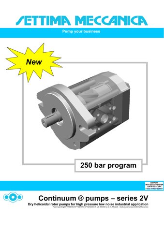 Settima Meccanica Continuum 2V 006cc – Drawing (Settima Meccanica datasheet S. 1)