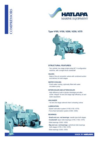 Hamworthy V105 – Page preview (Hamworthy datasheet S. 1)