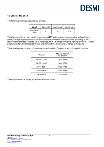 DESMI SA 50-180 – Page preview (a14935dc5be2_S5-19 S. 7)
