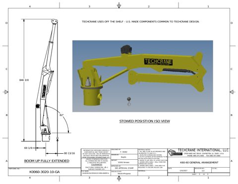 Techcrane K60 – Drawing (Techcrane datasheet S. 3)