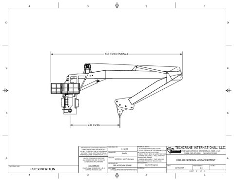 Techcrane K80 – Drawing (Techcrane datasheet S. 4)