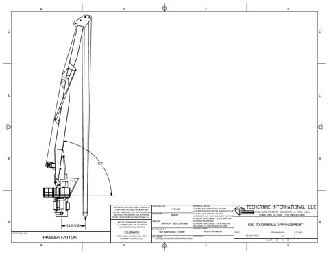 Techcrane K80 – Drawing (Techcrane datasheet S. 5)