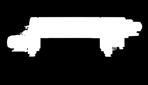 Alfa Laval P2-300 – Drawing (Alfa Laval datasheet S. 1)