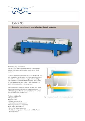 Alfa Laval Lynx 35 – Page preview (0ecf48125860_S1-1 S. 1)