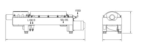 Alfa Laval Lynx 35 – Drawing (Alfa Laval datasheet S. 2)