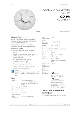 Consilium/Salwico CD-PH – Drawing (Consilium/Salwico datasheet S. 1)