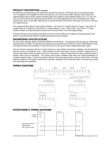 Hochiki DH-98 – Drawing (Hochiki datasheet S. 2)
