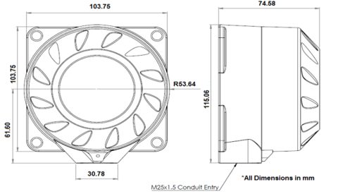 Hochiki D181 – Photo (Hochiki datasheet S. 2)