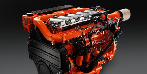 Scania Marine DI09 070M – Photo (Scania Marine datasheet S. 1)