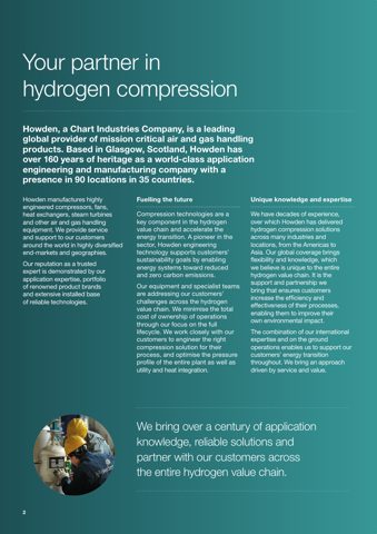 Howden (Chart Industries) H-Series Hybrid Reciprocating – Drawing (Howden (Chart Industries) datasheet S. 2)