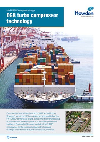 Howden (Chart Industries) HV-TURBO EGR-10 – Page preview (Howden (Chart Industries) datasheet S. 1)