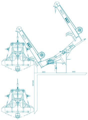 NorLift (TTS-Norlift AS) Davit Cranes (Rescue Boat Davits) – Photo (NorLift (TTS-Norlift AS) datasheet S. 2)