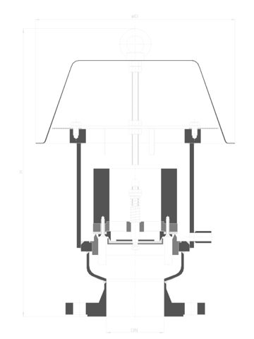 Klinger (KITO/Klinger Sweden) E 17 N VD/o – Drawing (Klinger (KITO/Klinger Sweden) datasheet S. 1)