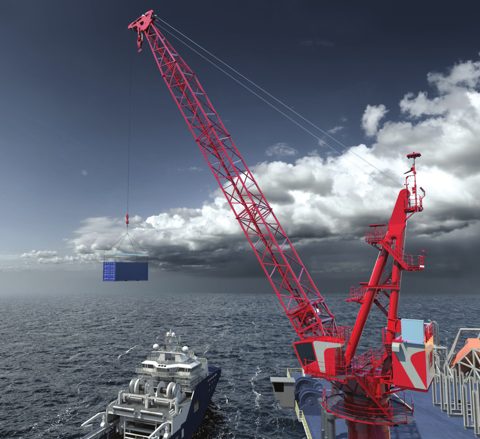 National Oilwell Varco OC3550L Lattice Boom Crane – Photo (National Oilwell Varco datasheet S. 1)