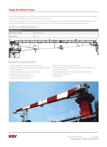 National Oilwell Varco Single Box Boom Cranes – Page preview (National Oilwell Varco datasheet S. 2)