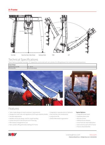 National Oilwell Varco A-Frame Cranes – Page preview (National Oilwell Varco datasheet S. 2)