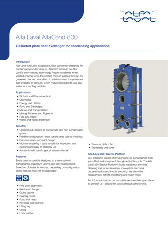 Alfa Laval AlfaCond-800 – Drawing (b80c2c0cdcd4_S1-1 S. 1)