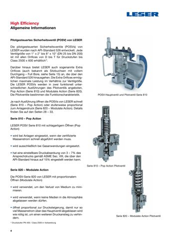 LESER GmbH High EfficiencyType 814 – Drawing (LESER GmbH datasheet S. 4)