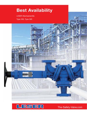 LESER GmbH Type 320 Flow | LESER - The Safety Valve – Drawing (LESER GmbH datasheet S. 1)
