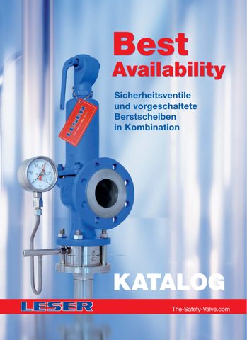 LESER GmbH KUB | LESER - The Safety Valve – Drawing (LESER GmbH datasheet S. 1)