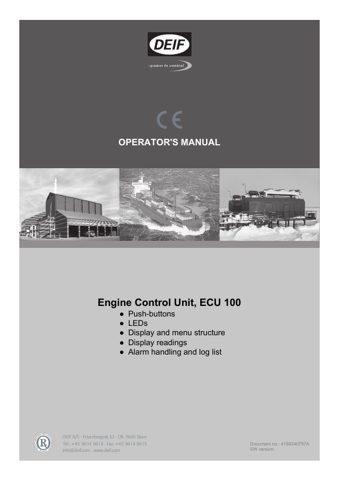 DEIF ECU 100 – Page preview (e5e9c8ef9632_S1-4 S. 1)