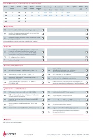 Goetze KG Armaturen Series 482 – Page preview (Goetze KG Armaturen datasheet S. 4)