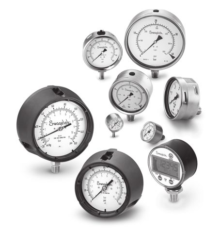 Swagelok Stainless Steel Snubber / Gauge Protector, 1/4 in. Female NPT x 1/4 in. Male NPT, Oils from 250 to 1000 SUS – Photo (Swagelok datasheet S. 1)