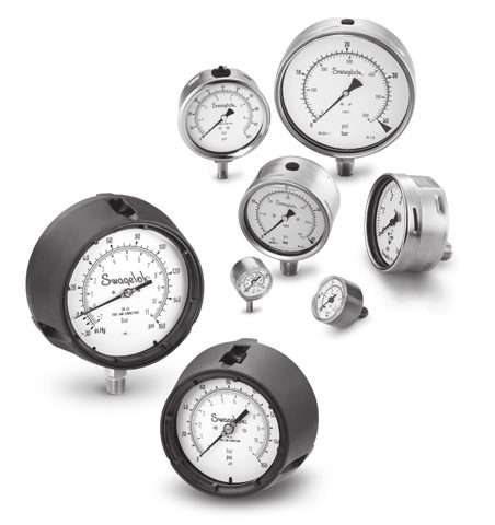 Swagelok Stainless Steel Snubber / Gauge Protector, 1/4 in. Female NPT x 1/4 in. Male NPT, Oils from 250 to 1000 SUS – Photo (Swagelok datasheet S. 3)