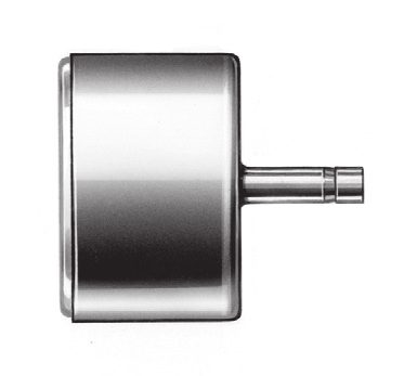 Swagelok Stainless Steel Snubber / Gauge Protector, 1/4 in. Female NPT x 1/4 in. Male NPT, Oils from 250 to 1000 SUS – Photo (Swagelok datasheet S. 6)