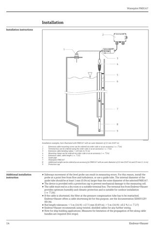 Endress+Hauser Waterpilot FMX167 – Drawing (a662d7997683_S7-22 S. 8)