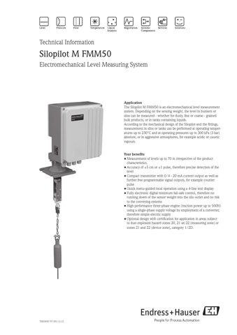 Endress+Hauser Silopilot M FMM50 – Drawing (ccb1927386bc_S1-17 S. 1)