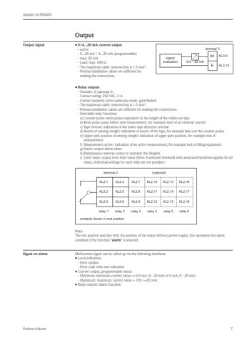 Endress+Hauser Silopilot M FMM50 – Page preview (ccb1927386bc_S1-17 S. 7)