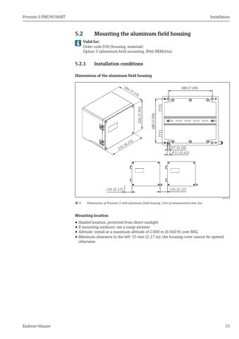Endress+Hauser Prosonic S FMU90 – Drawing (3eb815052648_S8-39 S. 8)