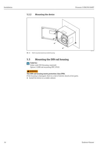Endress+Hauser Prosonic S FMU90 – Drawing (3eb815052648_S8-39 S. 9)