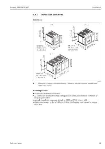 Endress+Hauser Prosonic S FMU90 – Drawing (3eb815052648_S8-39 S. 10)