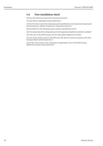 Endress+Hauser Prosonic S FMU90 – Page preview (3eb815052648_S8-39 S. 13)