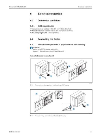 Endress+Hauser Prosonic S FMU90 – Page preview (3eb815052648_S8-39 S. 14)