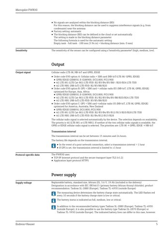 Endress+Hauser Micropilot FWR30 – Page preview (3922463a65c0_S1-13 S. 5)