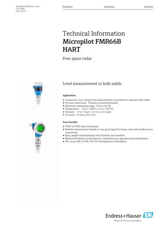 Endress+Hauser Micropilot FMR66B – Drawing (80f57c1a8ccb_S1-49 S. 1)