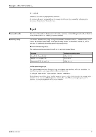 Endress+Hauser Micropilot FMR67B – Page preview (03cb09c7c194_S1-19 S. 5)