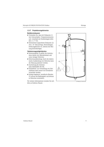 Endress+Hauser Micropilot M FMR230 – Drawing (755f103afd5f_S5-9 S. 5)