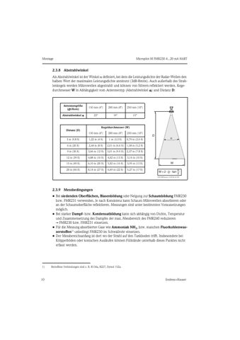Endress+Hauser Micropilot M FMR230 – Page preview (7064f0609757_S3-28 S. 8)