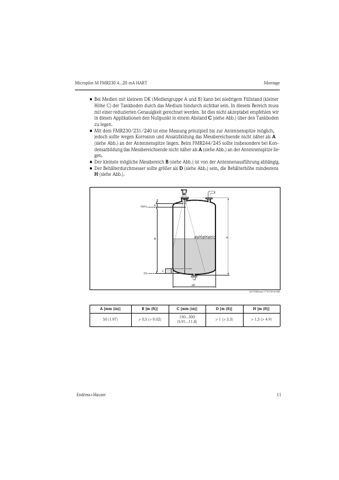 Endress+Hauser Micropilot M FMR230 – Page preview (7064f0609757_S3-28 S. 9)