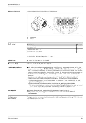 Endress+Hauser Micropilot S FMR530 – Page preview (693fa21e504b_S5-25 S. 9)