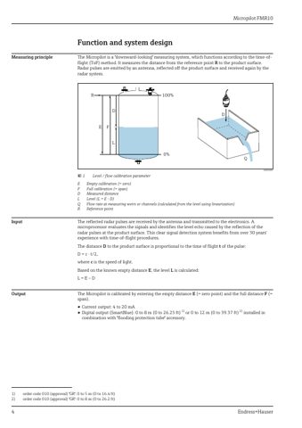 Endress+Hauser Micropilot FMR10 – Page preview (91b333c28a0c_S1-30 S. 4)