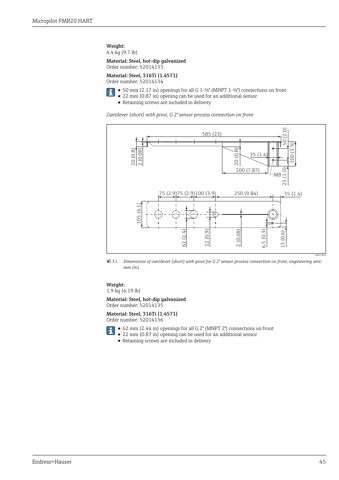 Endress+Hauser Micropilot FMR20 – Drawing (467a0c312128_S23-53 S. 23)