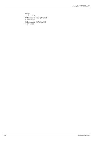 Endress+Hauser Micropilot FMR20 – Page preview (467a0c312128_S23-53 S. 26)