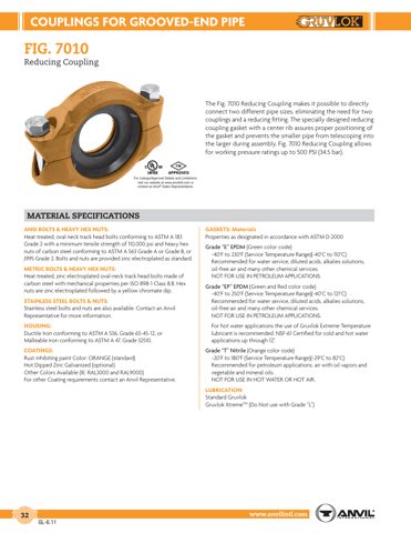Gruvlok 7010 Reducing Coupling – Drawing (66f399ce9105_S1-1 S. 1)